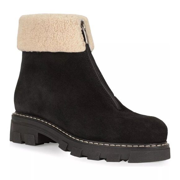 La CANADIENNE Shoes - $620 La Canadienne Abba Genuine Shearling Waterproof Bootie BLACK 7.5 (MF13)